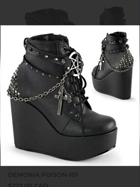 Demonia. Poison 101. Size 8
